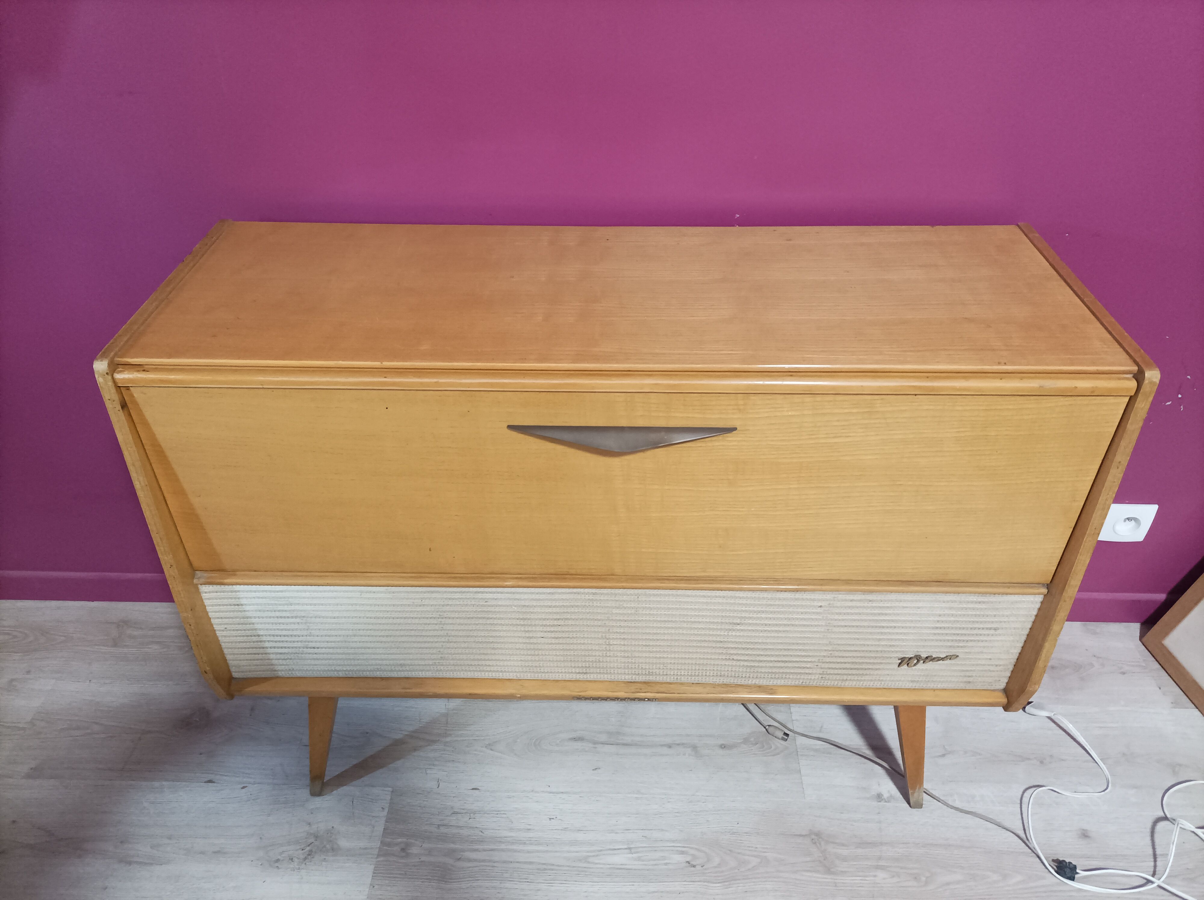 Radio/disc cabinet Telefunken Wien 2183