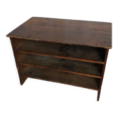 Vintage wood document holder locker#a118