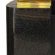 Large bar in black lacquer and gilded brass by Jean-Claude Mahey
