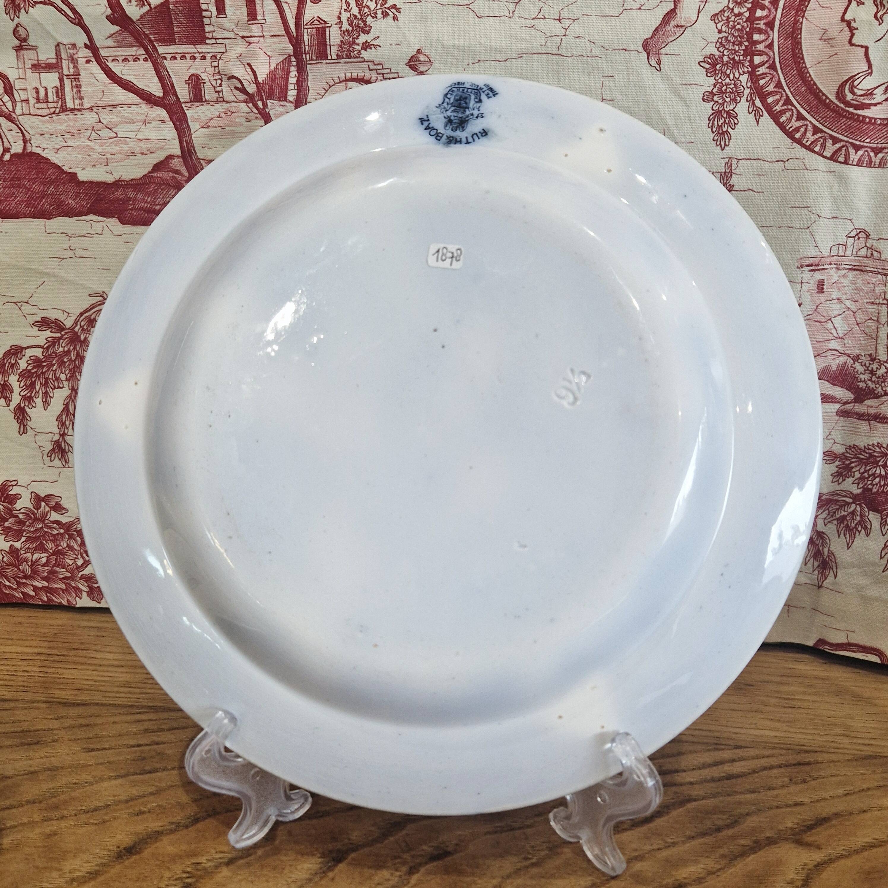 Ceramic collection plate petrus regout maastricht