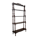 Library - turned wooden shelf