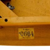 Vintage extendable teak and oak table