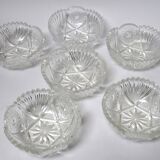 Chiseled glass cups