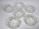 Chiseled glass cups