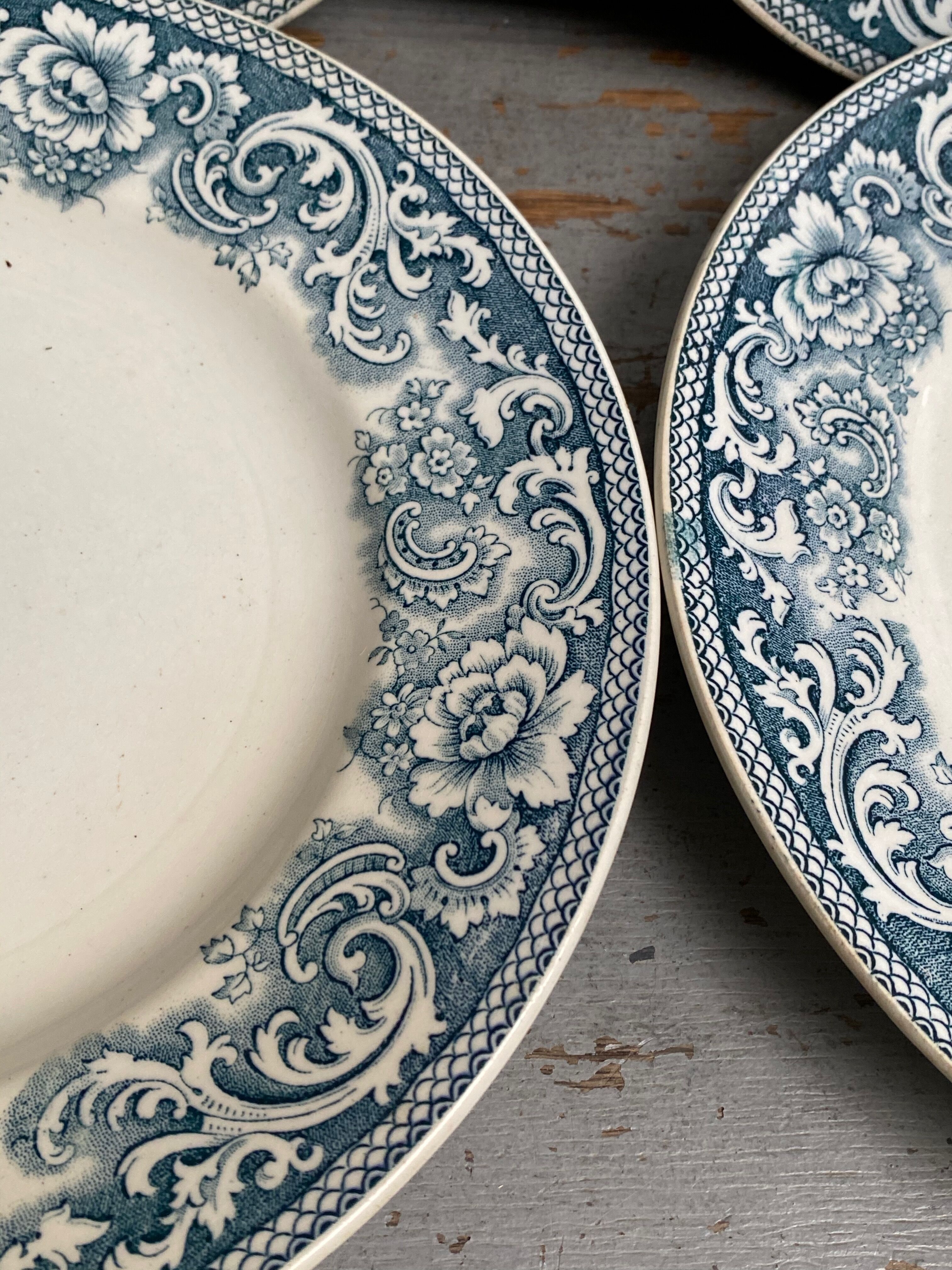 6 Terre de Fer flat plates, St Amand