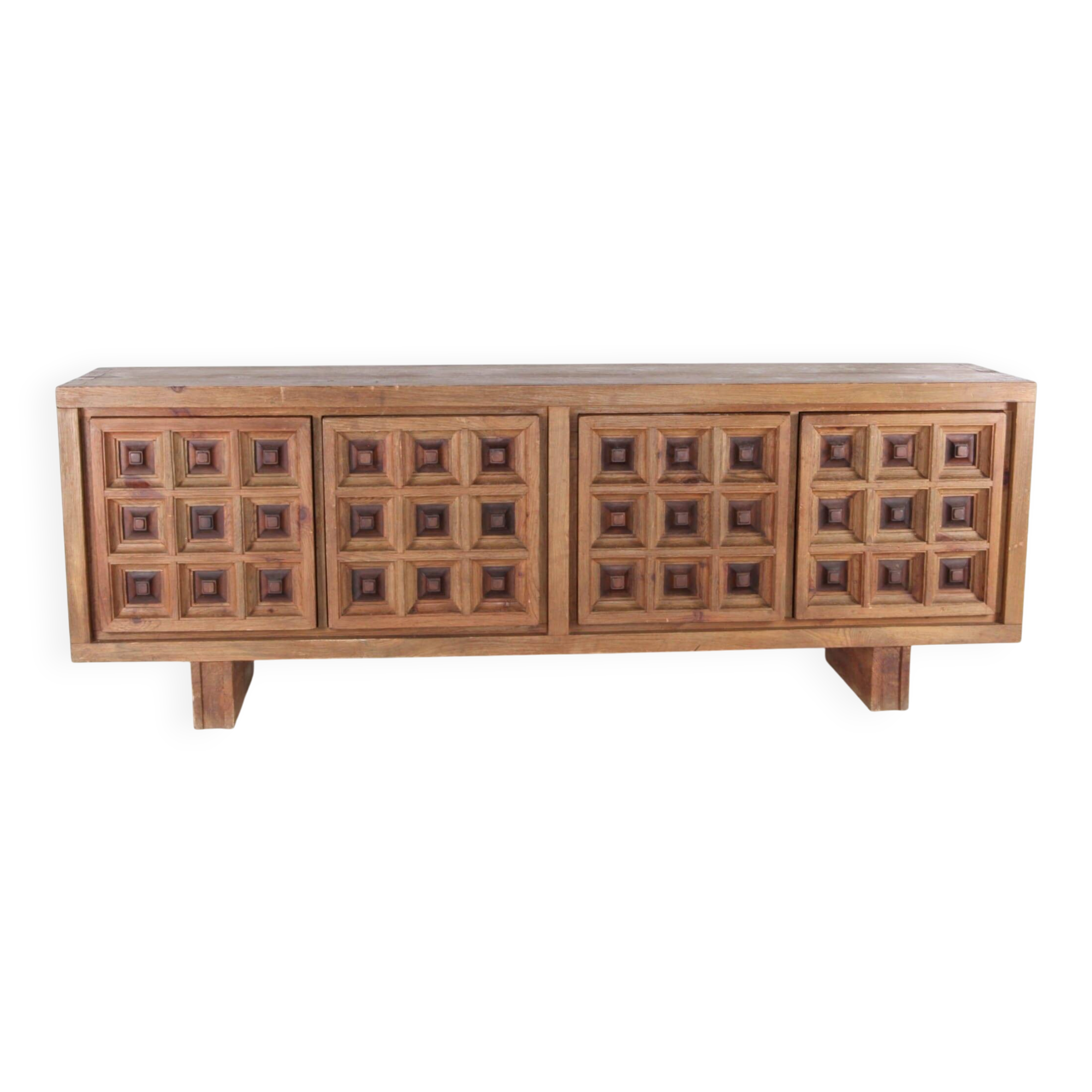 Enfilade "Biosca" in fir wood.