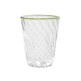 Handblown Venetian Tumbler Glass in Green