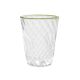 Handblown Venetian Tumbler Glass in Green
