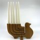 Dove Candlestick Holder • Carl Nelson • Sweden Circa 1970