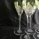Roemer wine glasses in crystal