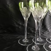 Lot de 5 verres à vin Roemer en cristal