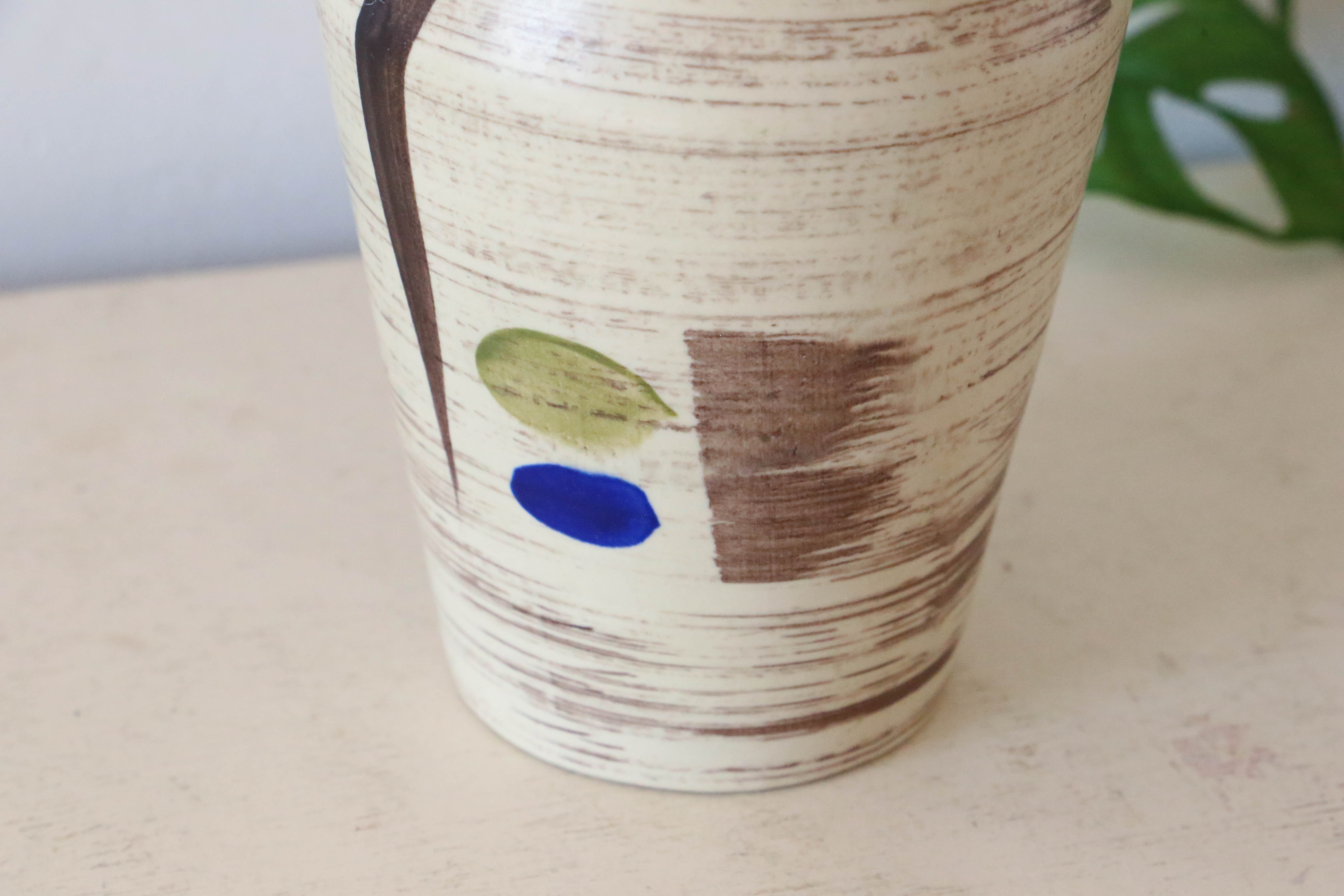 German ceramic vase, Bay Keramich, west germany, 1960, vintage
