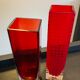 Duo of vintage vases in glass paste 70s-80s