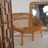 Vintage rattan sofa