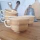 Honey beige mugs