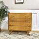 Vintage chest of drawers compass feet