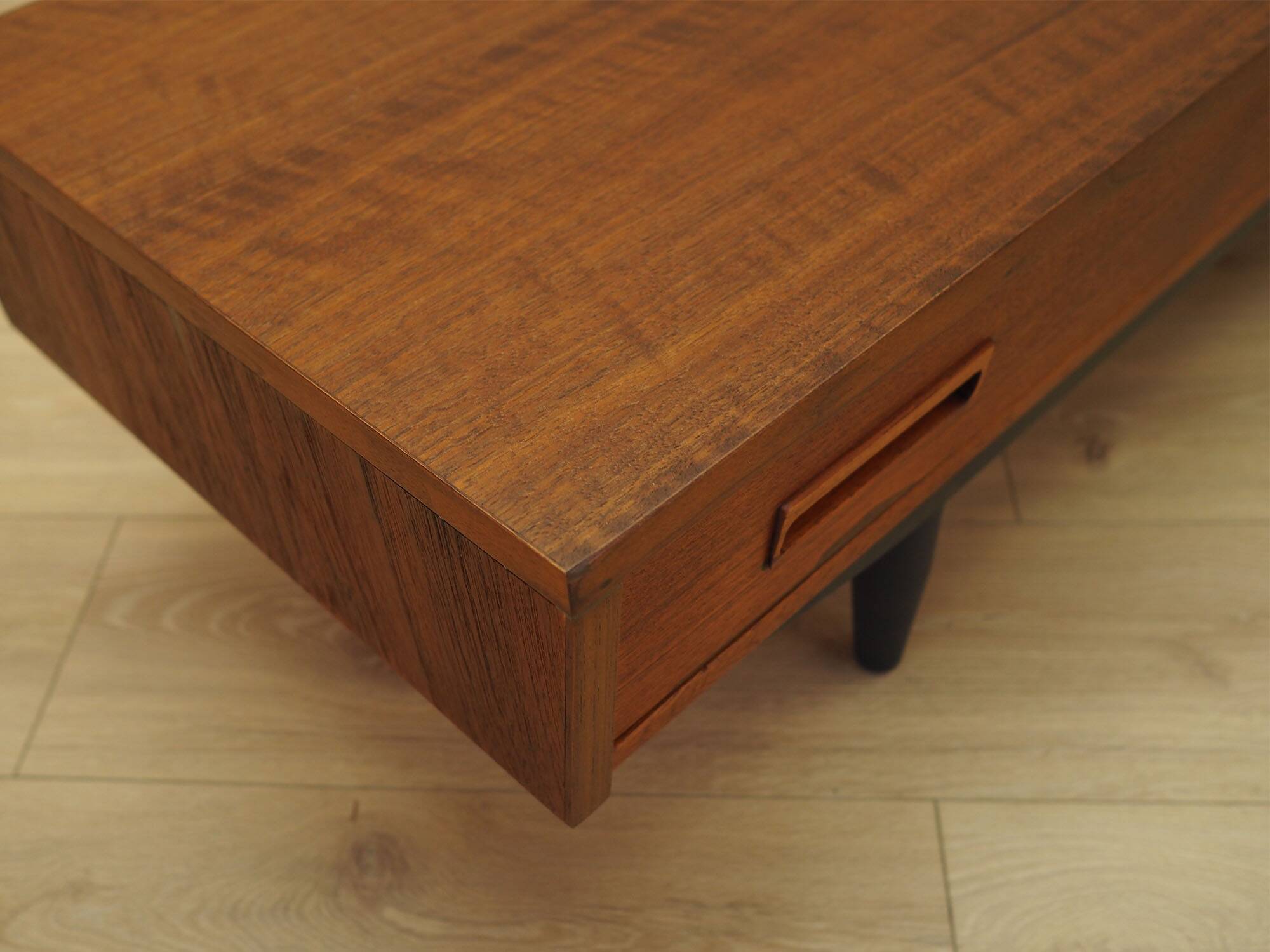 Teak lowboard, Danish design, 1960s, made in Denmark