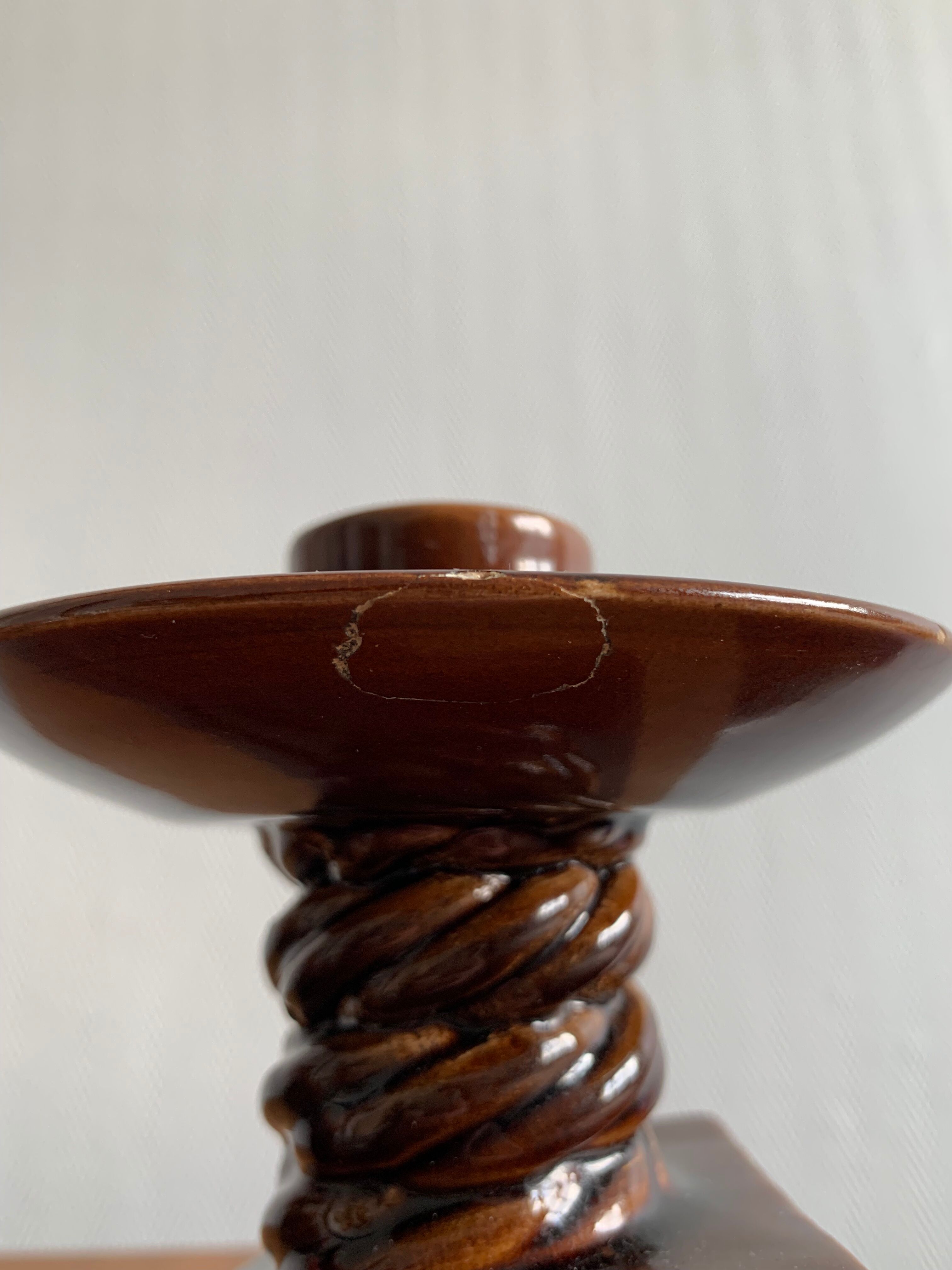 Vintage candle holder by Giraud Vallauris 1950