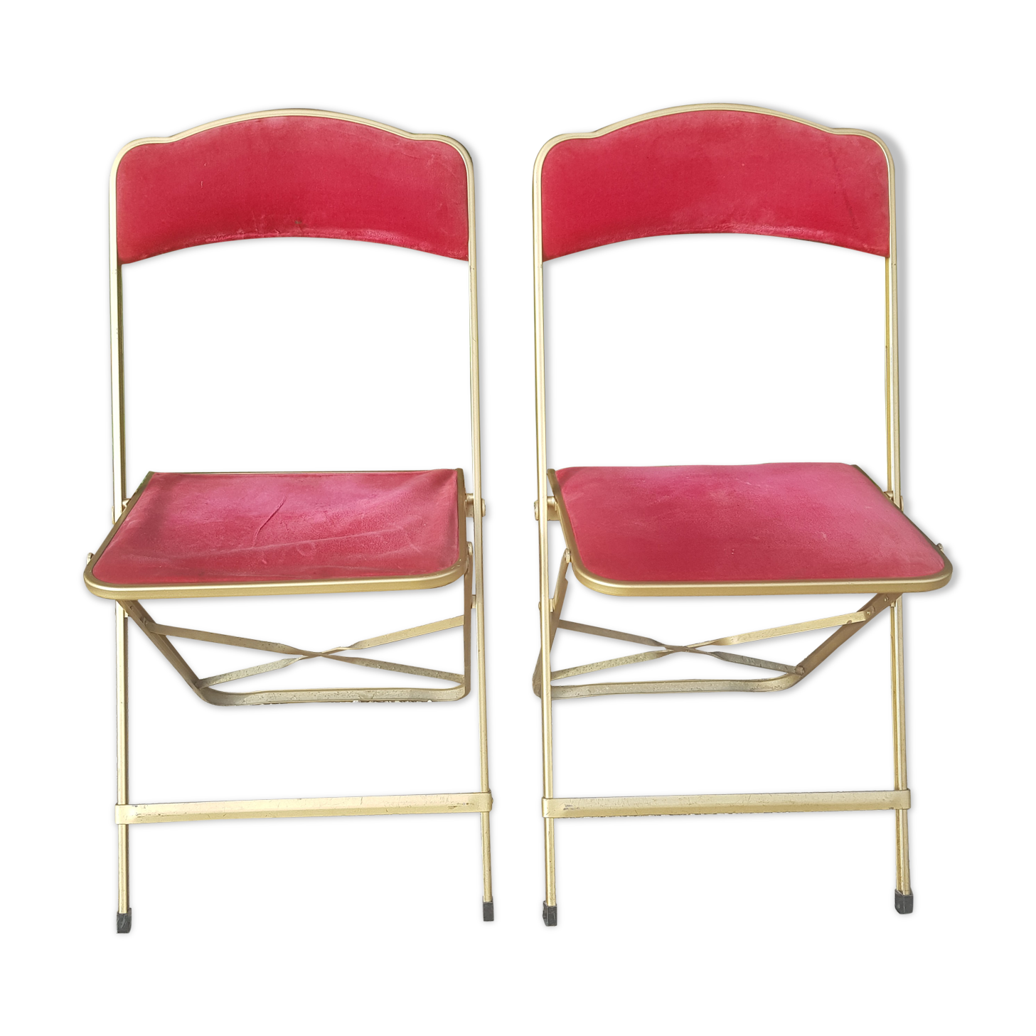 Pair of folding chairs