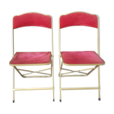 Pair of folding chairs