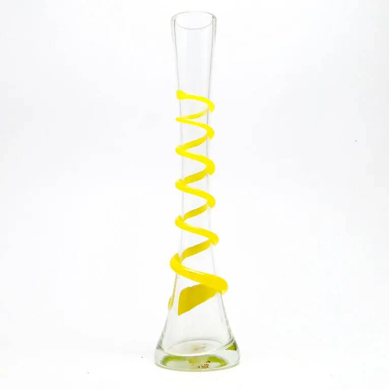 Postmodern vase, glass, Czechoslovakia, 1970s