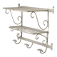 Vintage wrought iron wall coat rack