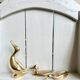 Three ducks or trio in solid brass