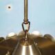Vintage suspension light, Danish design from the 1960s, Regency style.