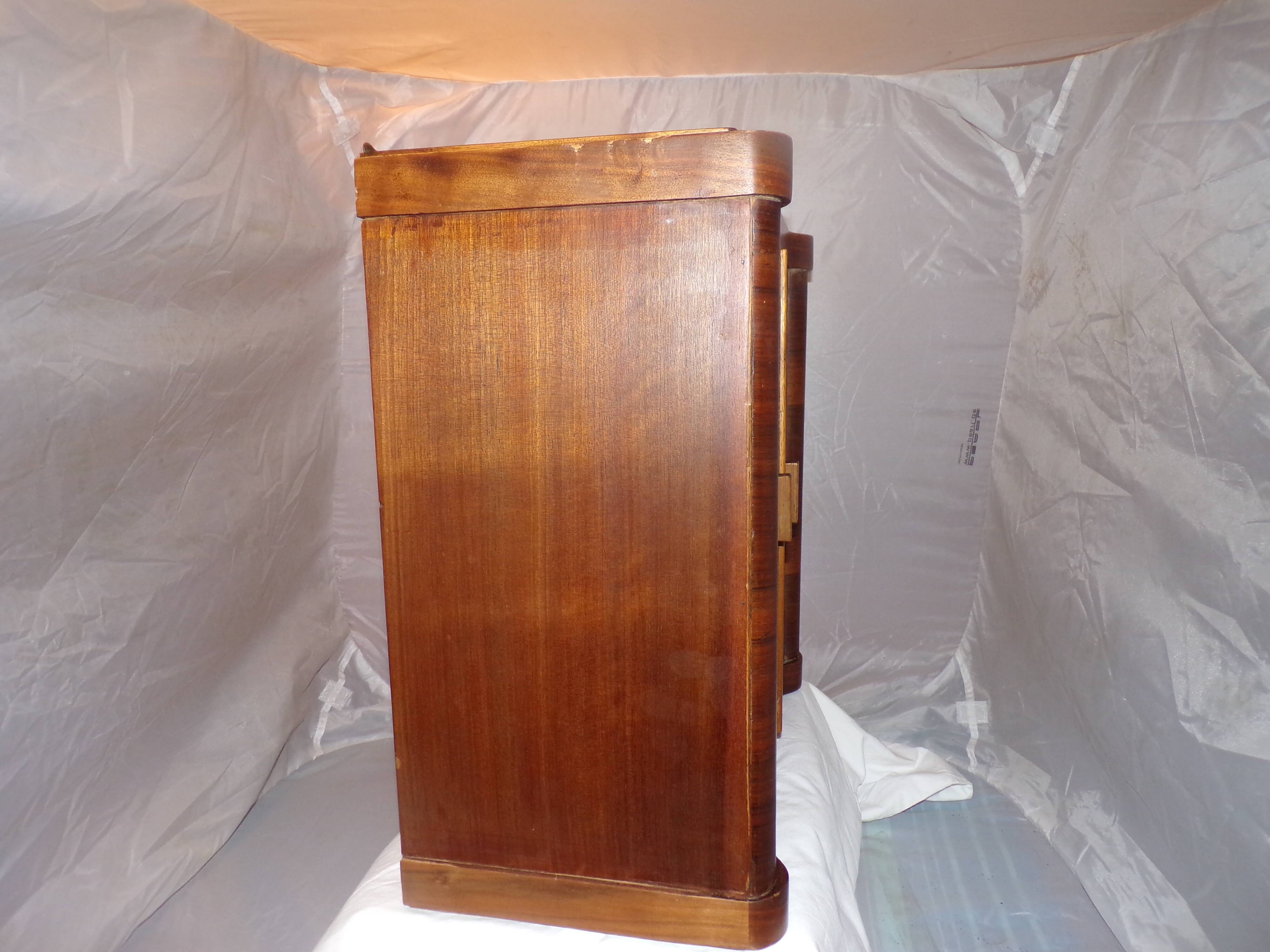 Art Deco wall-mounted cabinet, 1930s