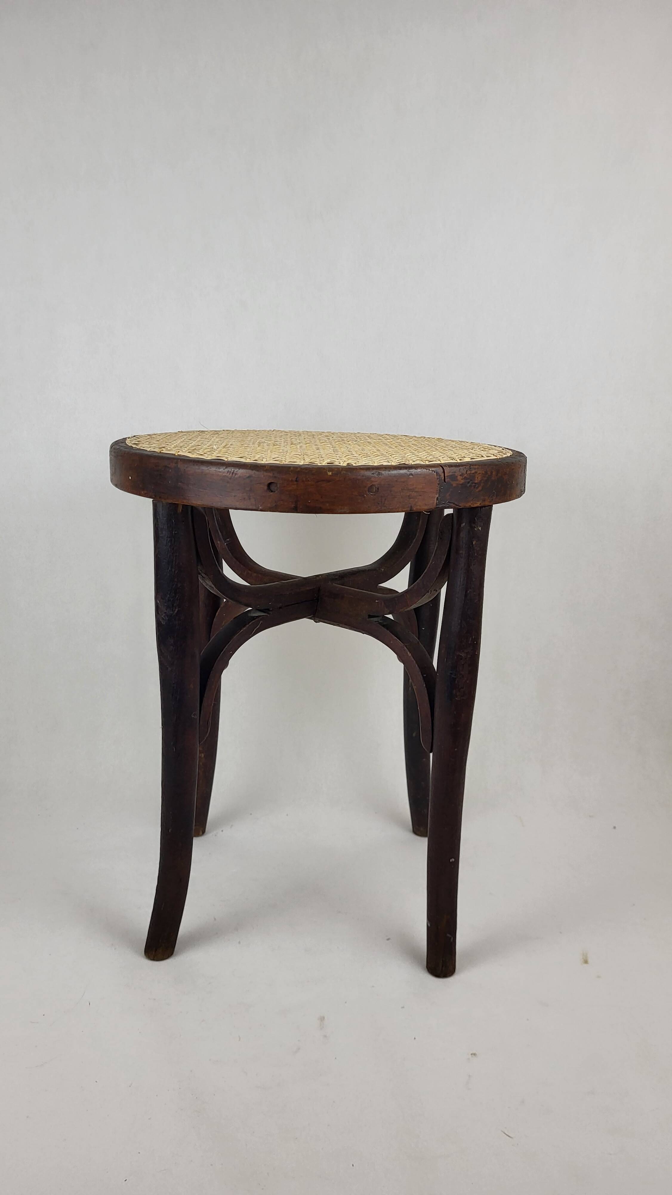 Bentwood stool L. & H. Cambier Frères