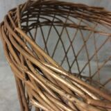 60s rattan basket