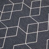 Tapis, style scandinave, design années 70, Cube Anthracite