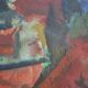 Georges Mathieu Yassef (1943-2024) landscape painting HST