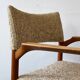 Teak and wool chair, Denmark, 1960s/1970s, vintage, mid-20th century