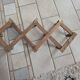 Vintage accordion coat rack