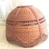 Vintage rattan pendant lamp 38cm