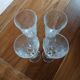 4 vintage crystal champagne flutes from Arques