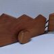 XL wooden crocodile sculpture