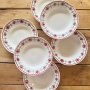 Flowered deep plates