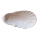 Empty pocket / white glazed ceramic soap holder - Early 20th century