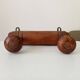 Antique folk art wall coat rack