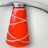 Curved retro-futuristic design lamp – Massive – 1990s