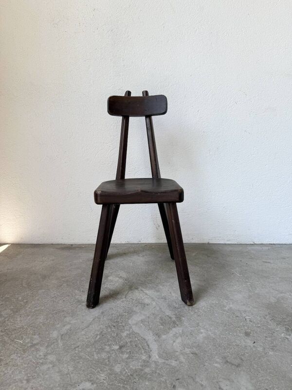 Chaise enfant brutaliste 1900
