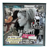 Brigitte Bardot canvas by Bruno Ricard