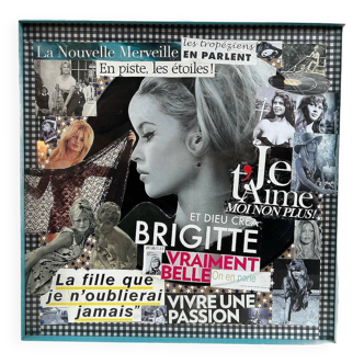 Toile Brigitte Bardot par Bruno Ricard