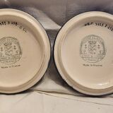 2 Longwy Enamel Bottle Holders