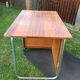 Vintage modernist schoolmaster desk