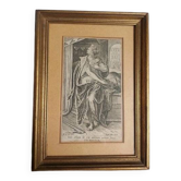 Philip Galle (1537-1612) "Lucrèce" Gravure au burin