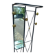 Mid-Century Modern wall coat rack from the 1950s.