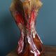 Vallauris vase in flamed ceramic, free-form model 330.